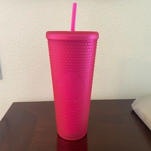Pink Studded Trenta Size Tumblr
